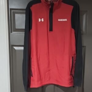 Under Armour Red and Black Pullover. Carolina Gamecocks.